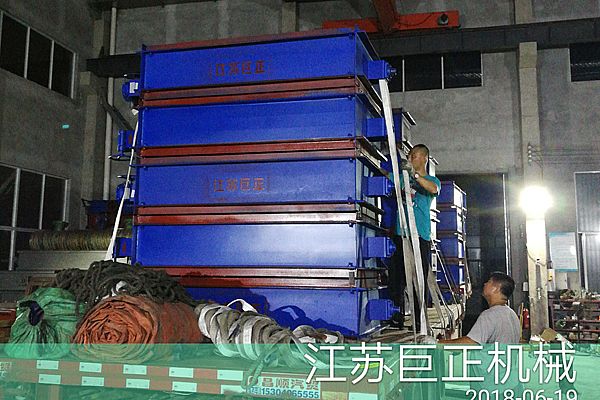 方形擋板門（寬10m）已完工，待發(fā)往預定客戶