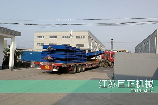 方形擋板門（寬11M）完工，發(fā)貨了